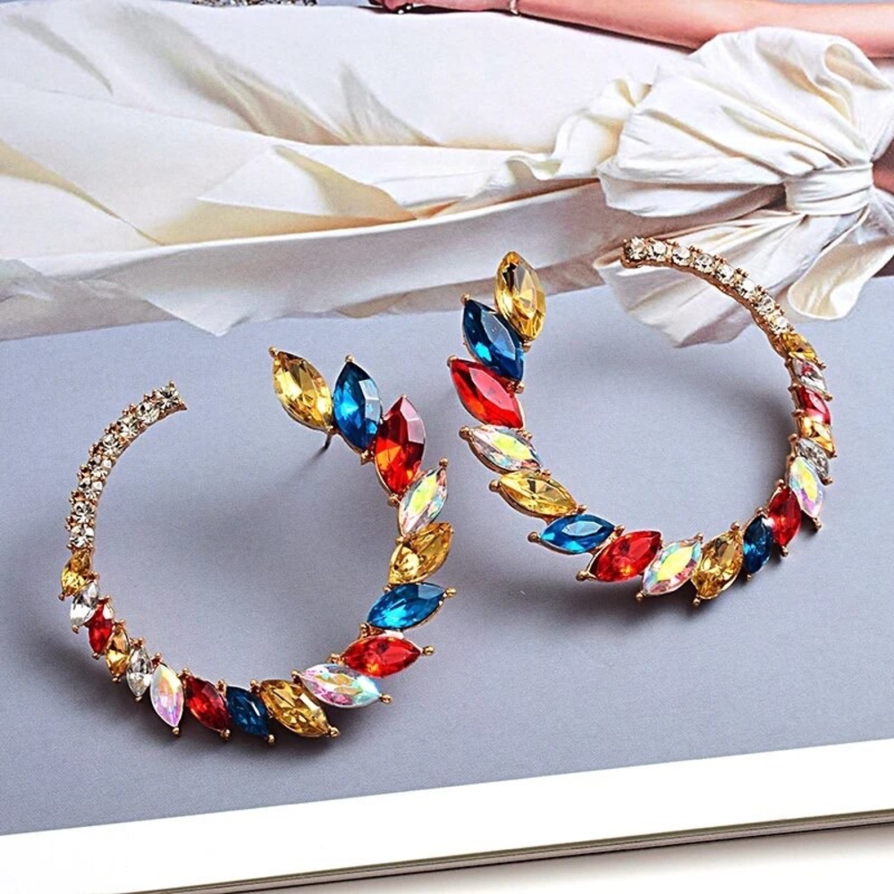 Fashion earrings flower necklace jewelry